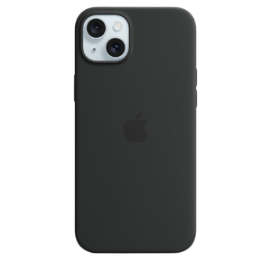 Apple iPhone 15 Plus Silicone Case with MagSafe - Black