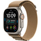 Apple Watch Ultra 4 GPS + Cellular 49mm Natural Titanium Case with Desert Alpine Loop - M