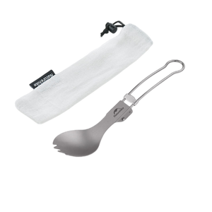 Naturehike Titanium alloy outdoor travel folding tableware - titanium-fork spoon