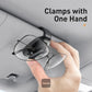 Baseus Platinum Vehicle eyewear clip（clamping type）Black