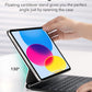 LZEL ZenKey Axon Series iPad 10th 10.9-inch Magic Keyboard Arabic & English – Black