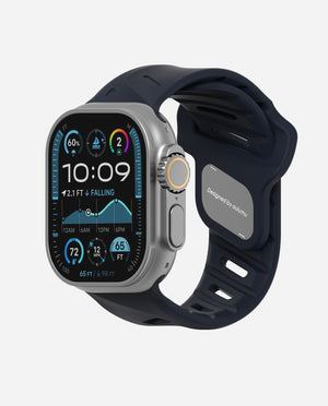 AULUMU A02 Offbeat Sport Band for Apple Watch 44/45/46/49mm- Dark Blue