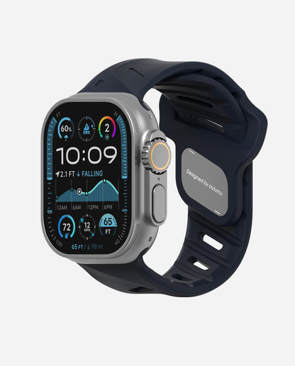 AULUMU A02 Offbeat Sport Band for Apple Watch 44/45/46/49mm- Dark Blue