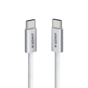 Anker Zolo USB-C to USB-C Cable 240W Braided (1.8m/6ft) -White