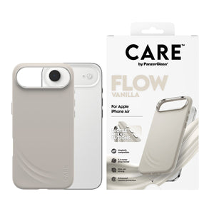 جراب FLOW Vanilla من CARE by PanzerGlass مزود بتقنية MagSafe لهاتف iPhone 17 Air