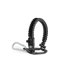 Buzio Paracord Carrier Strap Cord-Fits Wide Mouth Bottle - Black