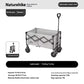 Naturehike Lightweight Folding Trolley 70L - Smoke Gray