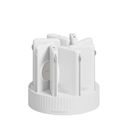 باورولوجي 8 في 1 محطة باور بانك بسعة 10000 مللي أمبير – أبيض