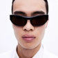 BLACK ACETATE TOBACCO LENS-PT-4501 - TOUBA