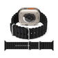 Smartix Premium Silicone Band For Apple Watch 49/45/44/42mm Black