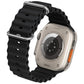 Smartix Premium Silicone Band For Apple Watch 49/45/44/42mm Black
