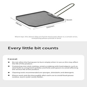 Naturehike Non Stick Aluminium Frying Pan - Black