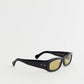 BLACK ACETATE WARM OLIVE LENS PT-7009 - SAUDADE