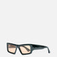 BLACK ACETATE AMBER LENS-PT-4302 - KEREWAN