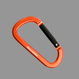 Naturehike 8cm D-type Multifunctional Hang Buckle Without Lock - Orange