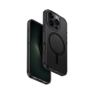 غطاء UNIQ HYBRID iPhone 16 Pro (2024) 6.3" MagClick للشحن Clario (بيئي) - دخاني