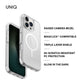 Uniq Hybrid iPhone 16 Pro 2024 6.9 Magclick Charging Combat -Luminous - Lume-white
