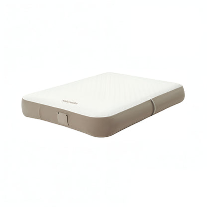 Naturehike DREAM Series Brushed Inflatable Air Mattress with Built-in Pump 200x180x20 - Ice Coffee