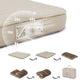 Naturehike Yugu C12 Comfort Automatic Inflatable Cushion With Inner Inflatable Pump - Beige Double (200*150*12)