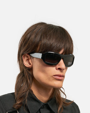 BLACK ACETATE BLACK LENS PT-3101 - ZARIN