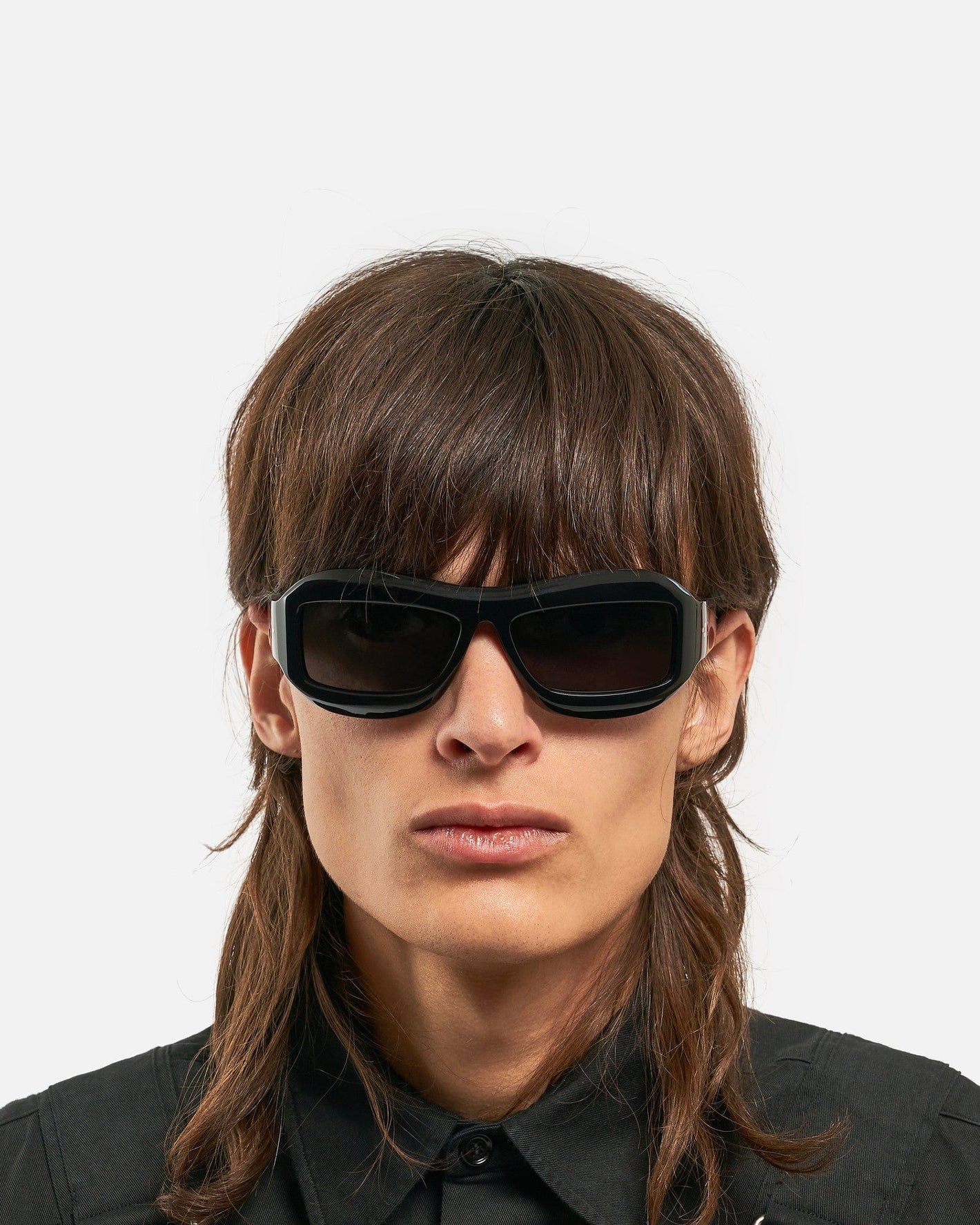 BLACK ACETATE BLACK LENS PT-3101 - ZARIN