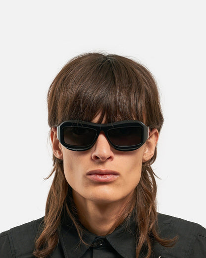 BLACK ACETATE BLACK LENS PT-3101 - ZARIN