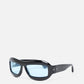 BLACK ACETATE RIF BLUE LENS PT-3102 - ZARIN